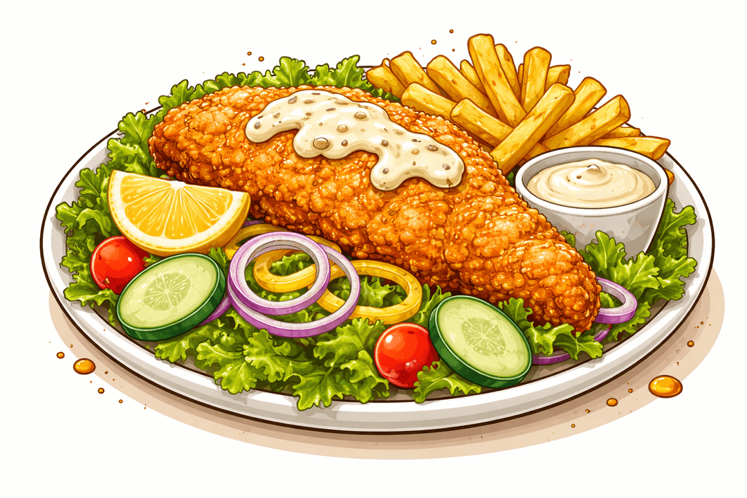 Fresh Mediterranean salad